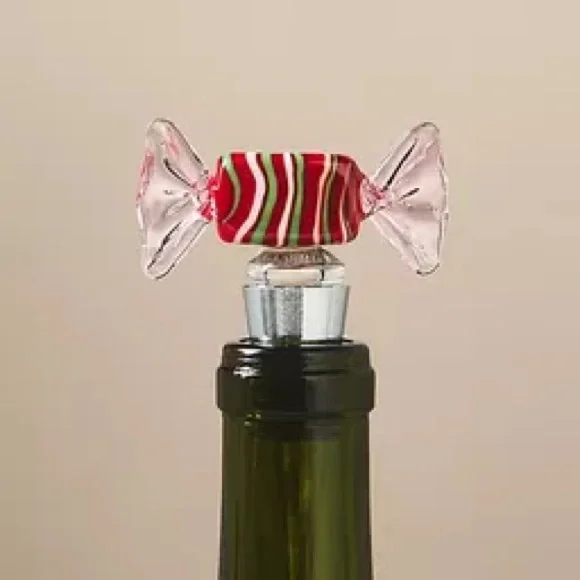 NWT Anthropologie Icon Glass Wine Stopper - Picture 2 of 3